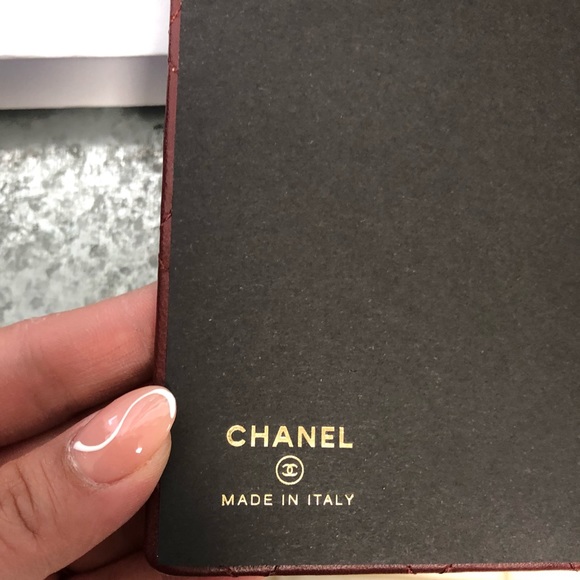 SOLD Chanel Lamb Skin Quilted Notebook - Picture 4 of 15
